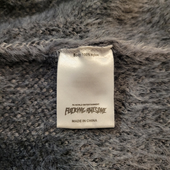 Fucking Awesome Acid Hairy Cardigan Black - Picture 5 of 5